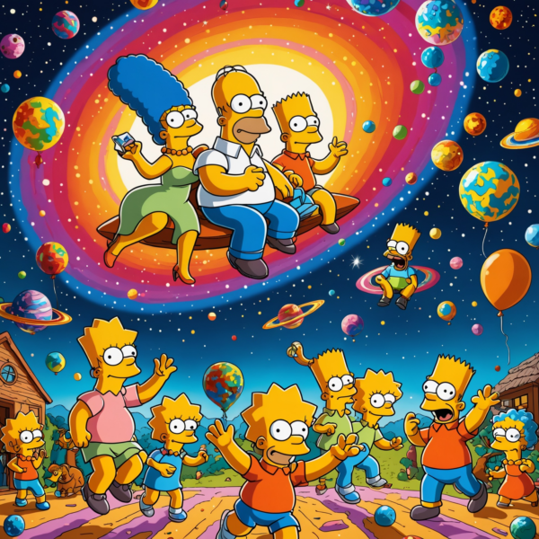 Simpsons in the Cosmos.