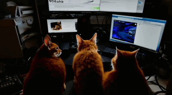 4 Chan Cats (GIF).