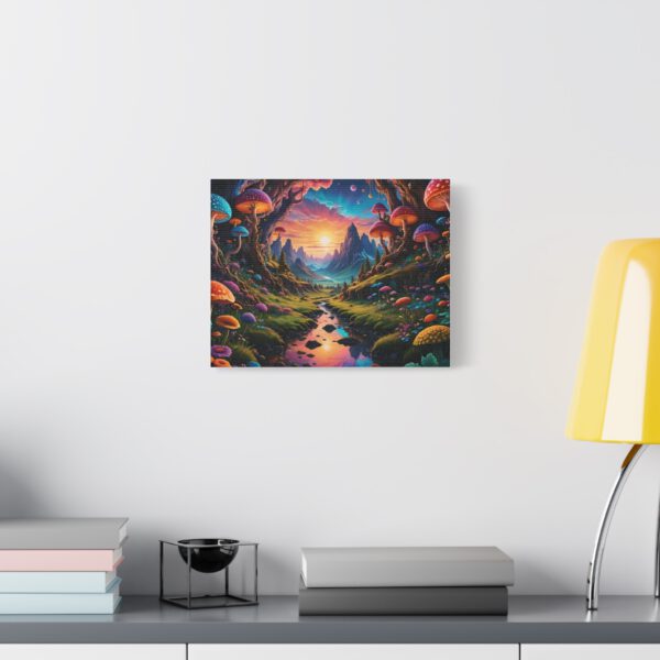 Vibrant Mushroom Decor Art (Canvas in inches). - Image 3