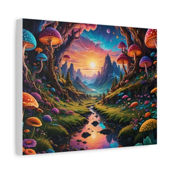 Vibrant Mushroom Decor Art (Canvas in inches). - Image 2