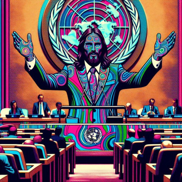 Christ United Nations leader.